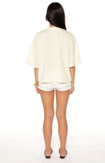 Lioness Bloom Short Sleeve Top Lemontini Stripe Image