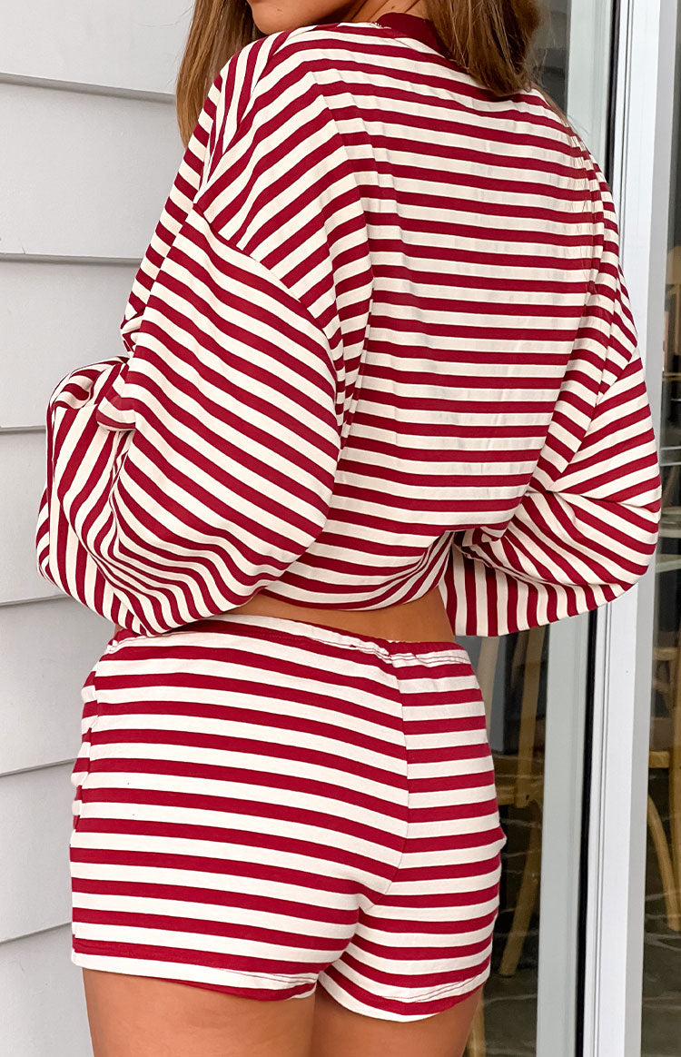 Lioness Kourt Wine Stripe Bloomers Image