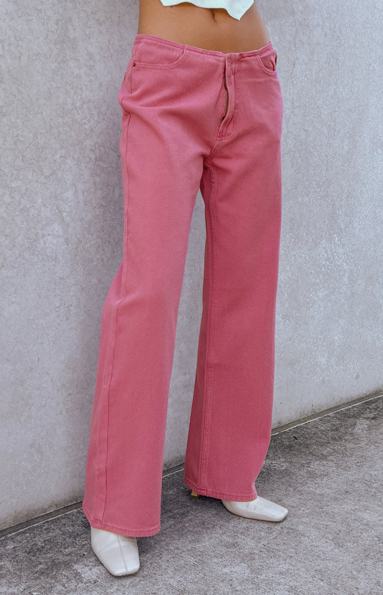 Lioness Practical Magic Hot Pink Jeans | Beginning Boutique US