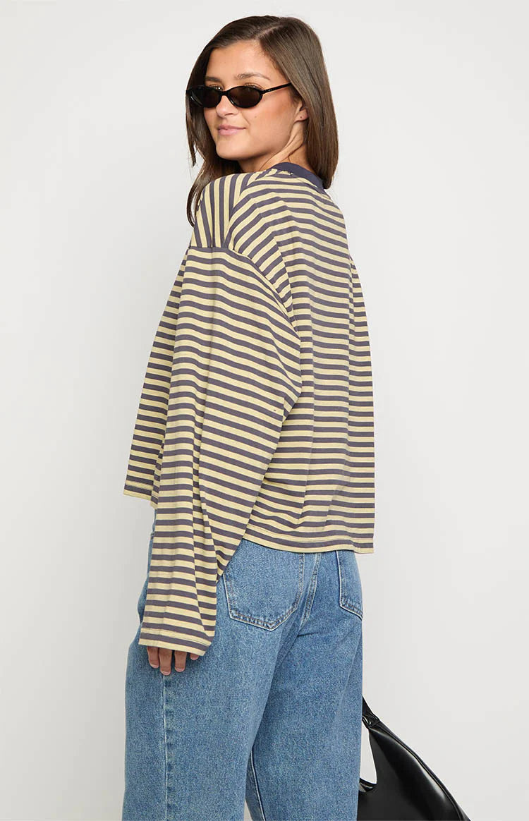 Lioness Bloom Beige Long Sleeve Top