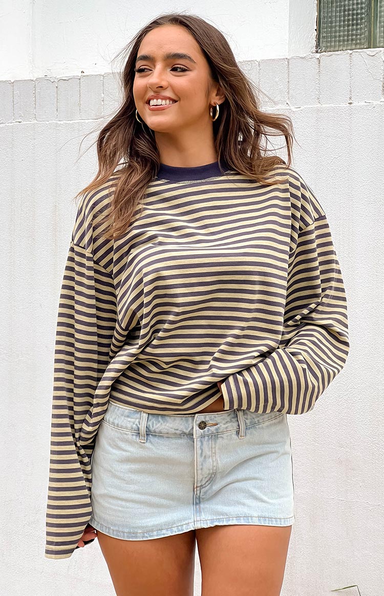 Lioness Bloom Beige Long Sleeve Top