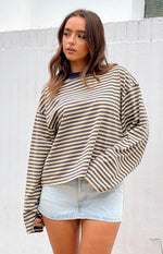 Lioness Bloom Beige Long Sleeve Top