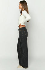 Lioness Practical Magic Charcoal Jeans