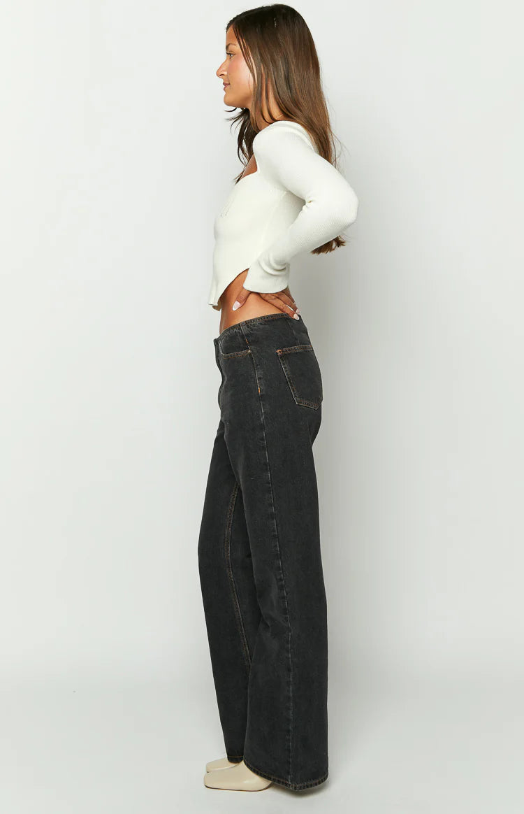 Lioness Practical Magic Charcoal Jeans