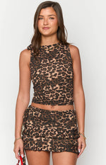 Lioness Rendezvous Leopard Mini Skirt Image