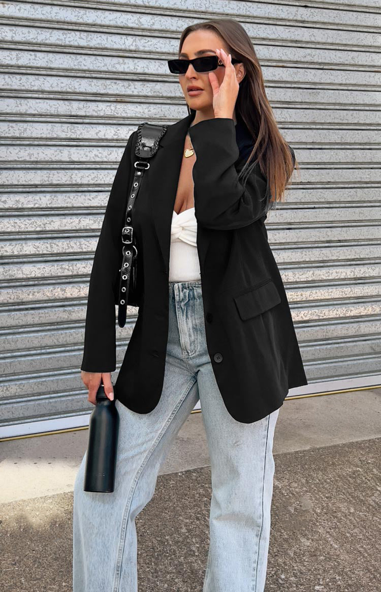 Oversized Blazer With Sneakers White Blazer Outfit Jeans And Sneakers Outfit For Ladies Oversized
