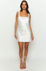 Love Bug White Mini Dress Image
