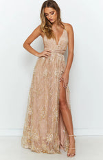 Madeline Formal Dress Rose Gold