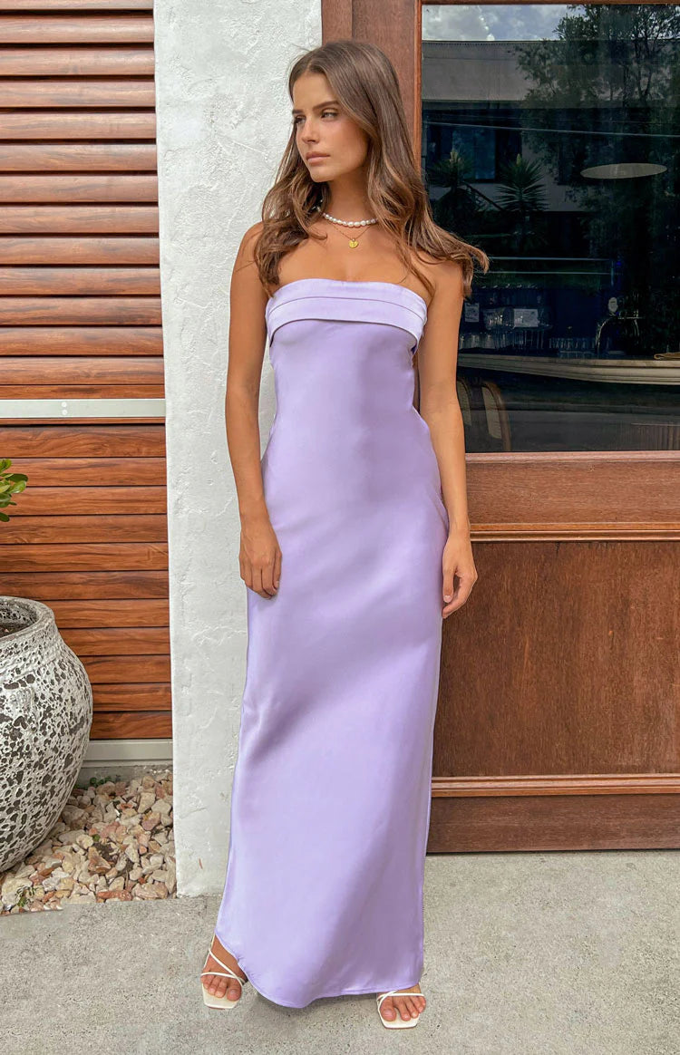 kira maxi dress in lilac line & dot cranberrytantrums on LTK
