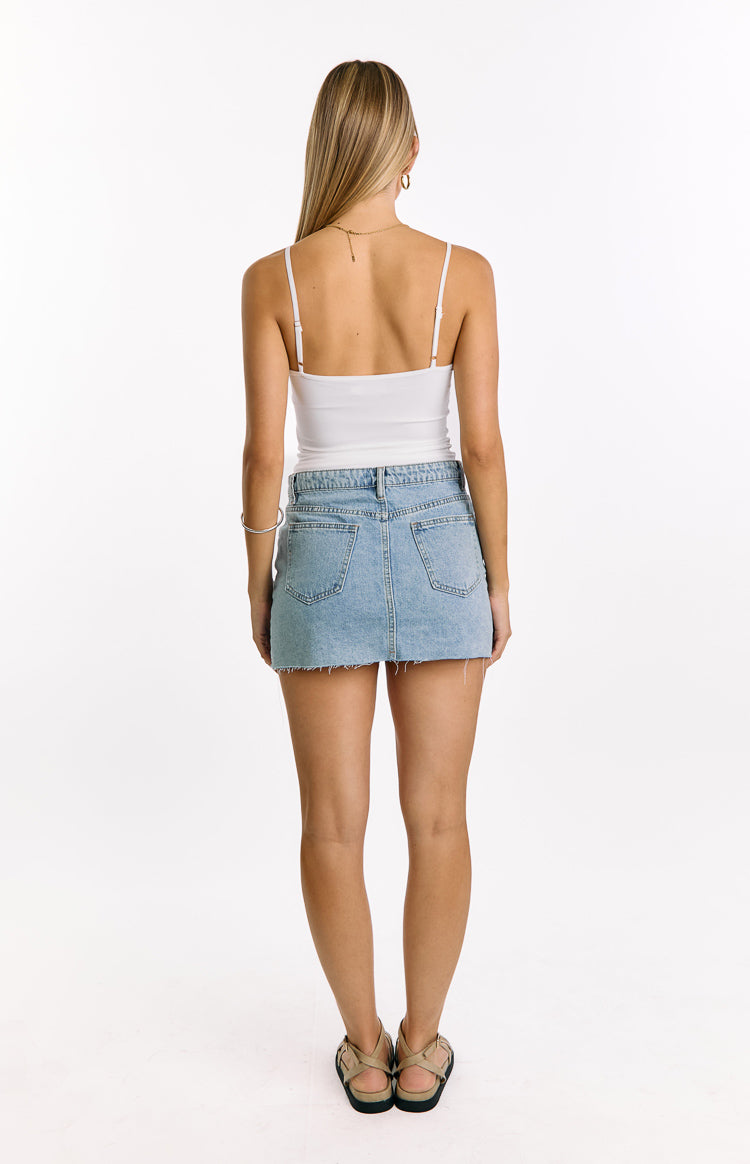 Mallorie White Beaded Top Image