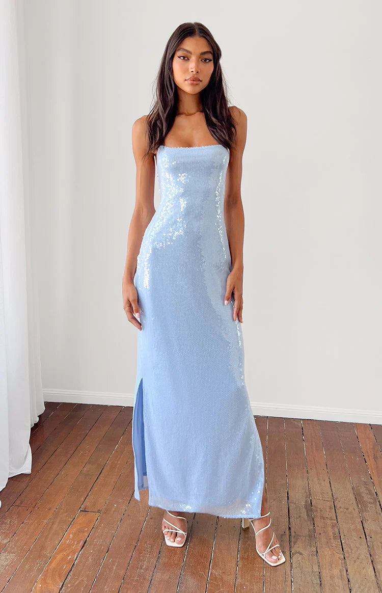 manhattan slip formal dress midnight Prom Midnight Blue Slip Dress Manhattan Slip Formal Dress Navy XS