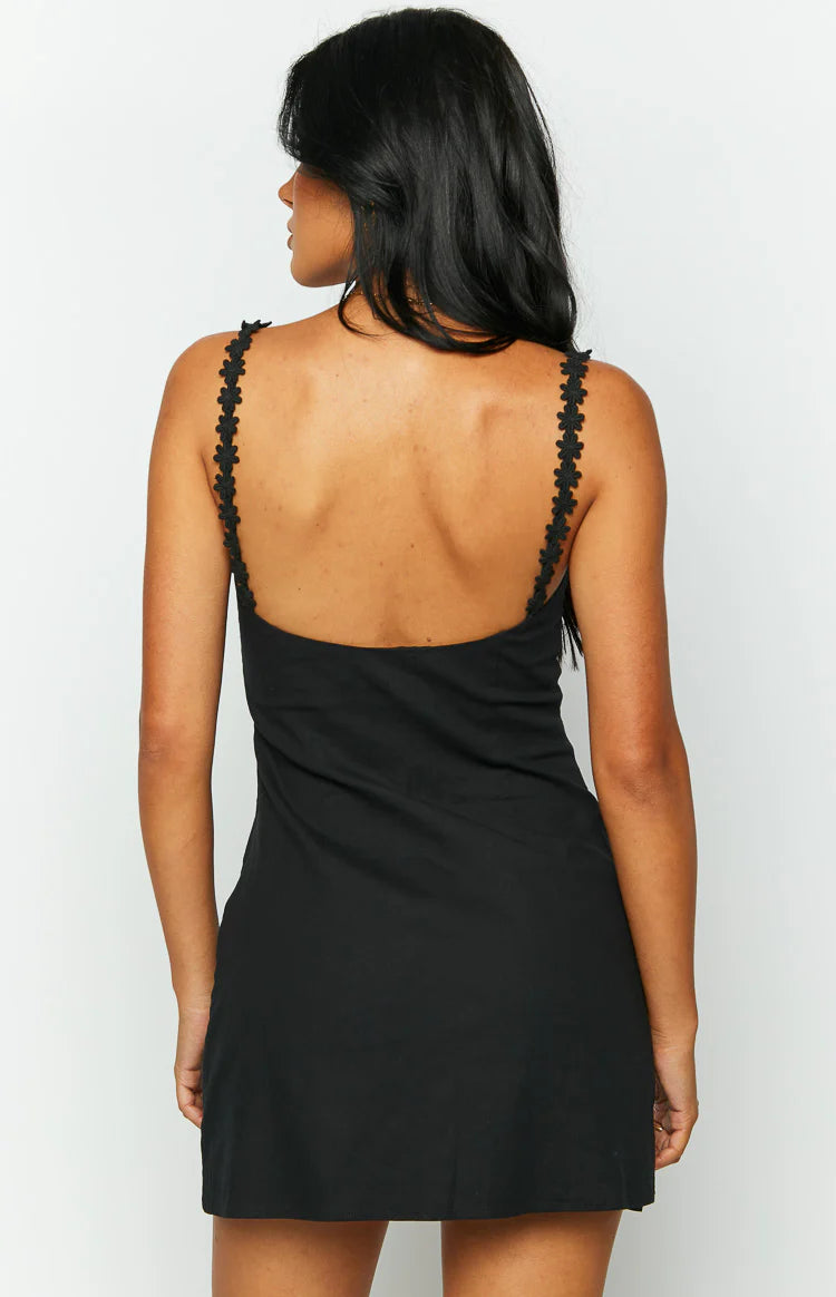 Marbelle Black Mini Dress - 8 | Beginning Boutique Exclusive Marbelle Black Mini Dress - 8 | Beginning Boutique Exclusive