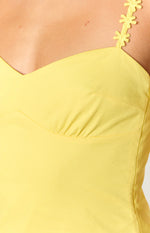 Marbelle Bright Yellow Mini Dress