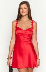 pink mini dress going out Arora Open Back Mini Dress