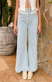 Marelle Light Denim Side Split Jeans Image