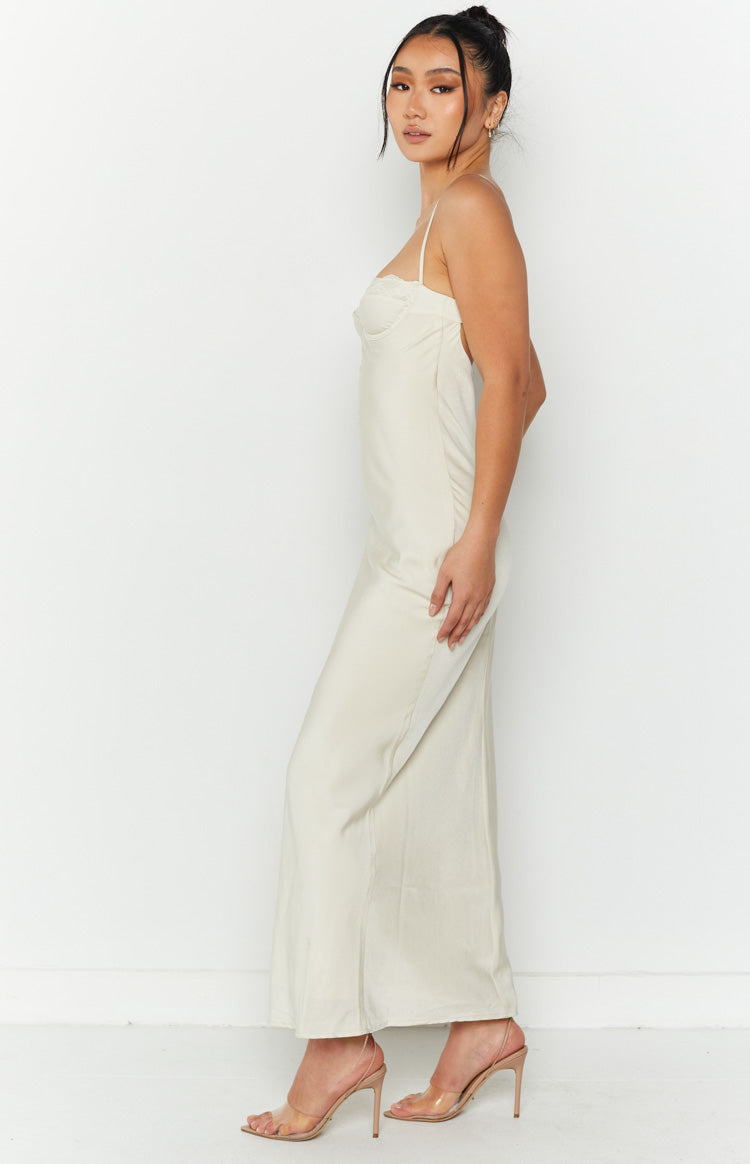 Mariana Cream Lace Bust Midi Dress | Beginning Boutique US Mariana Cream Lace Bust Midi Dress | Beginning Boutique US