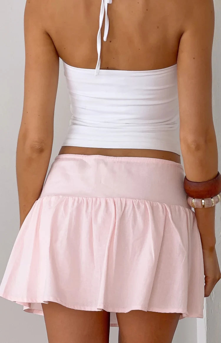 Marissa Pink Mini Skirt