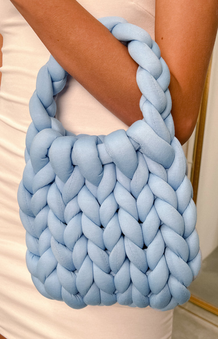 Marta Blue Crochet Bag Image