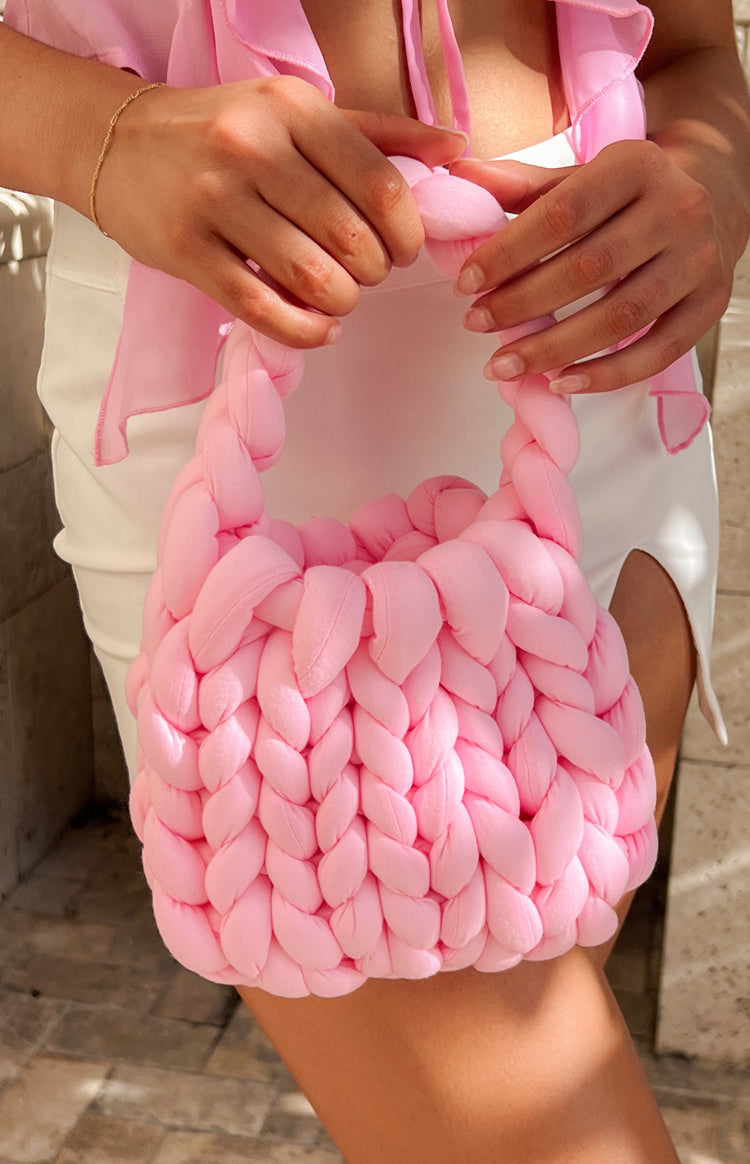 Marta Pink Crochet Bag Image