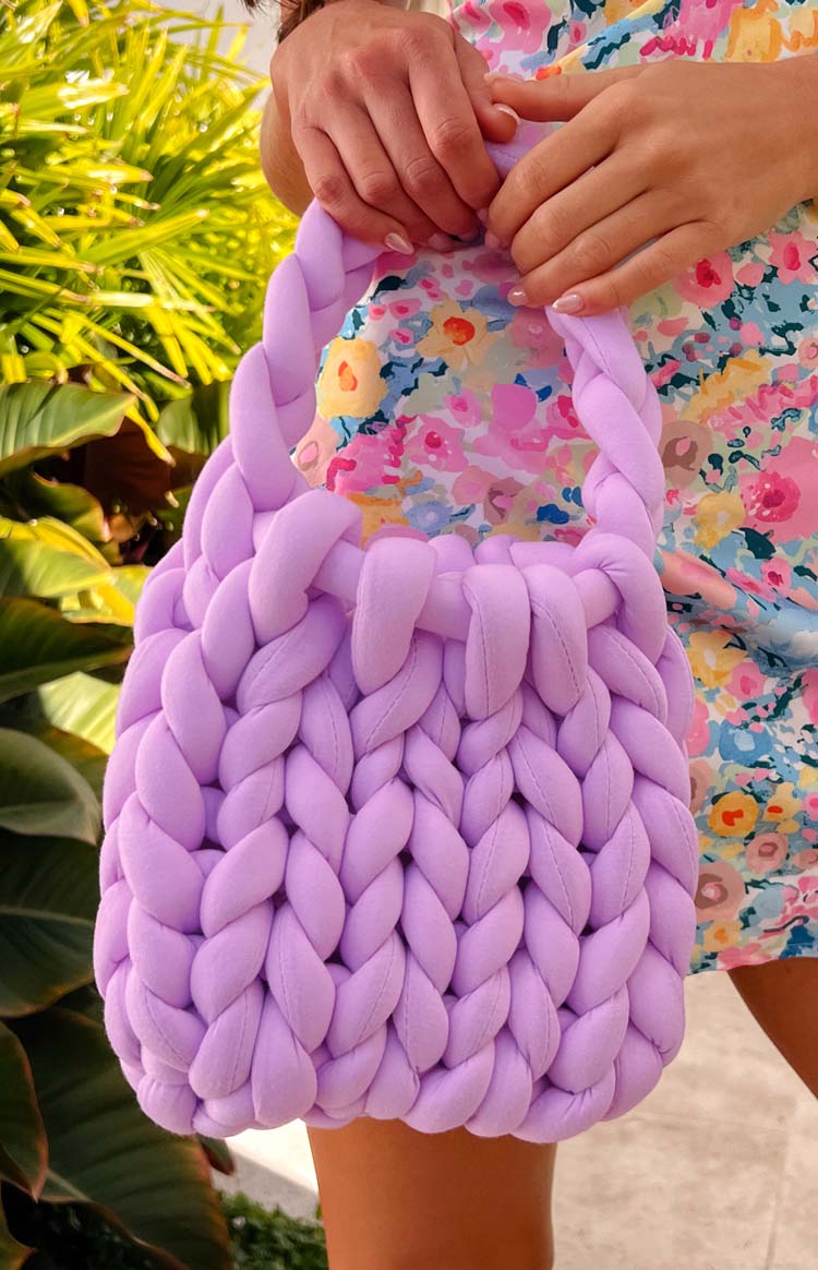 Marta Purple Crochet Bag Image