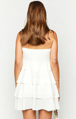 Miller White Strapless Mini Dress