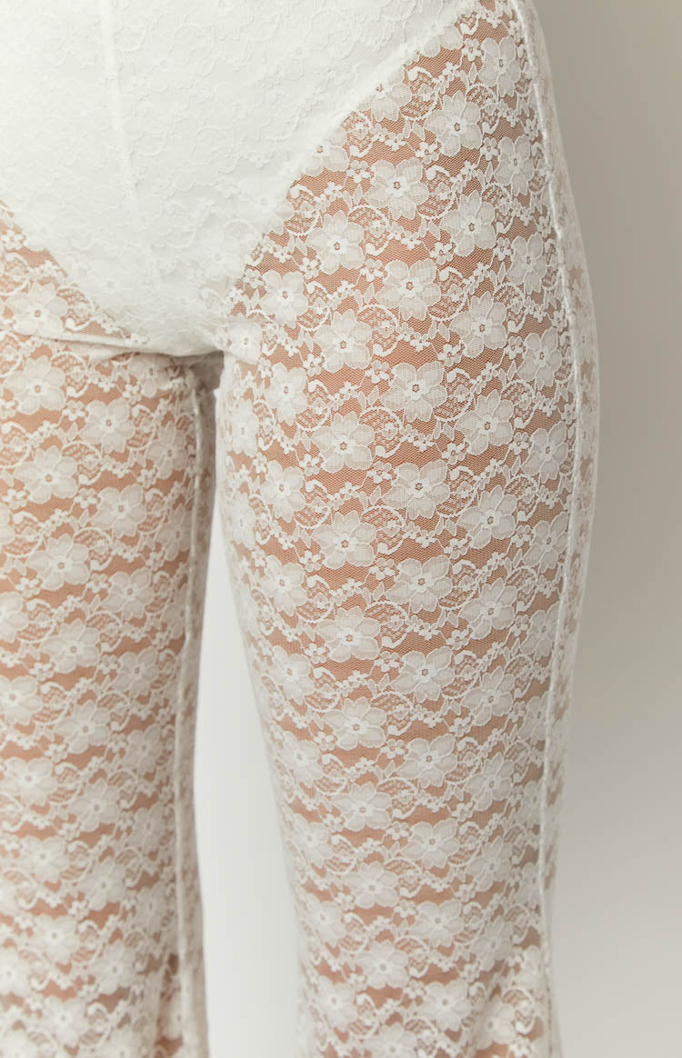 Mirage White Lace Pants Image