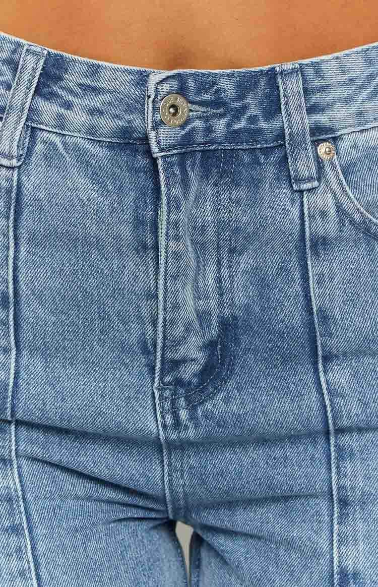 Monae Mid Wash Denim Jeans Image