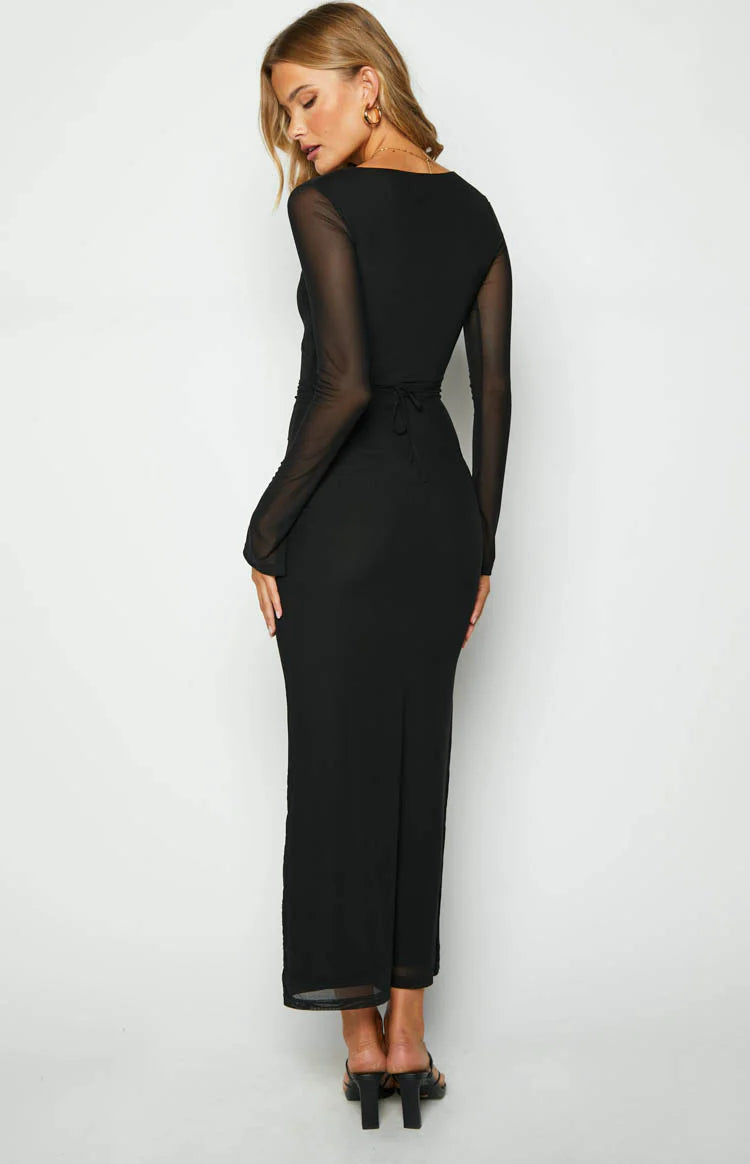 Monni Black Maxi Dress | Beginning Boutique US Monni Black Maxi Dress | Beginning Boutique US
