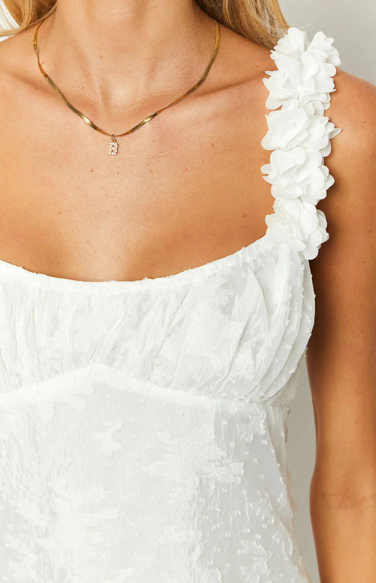 flower white dress My Flower White Mini Dress - 18
