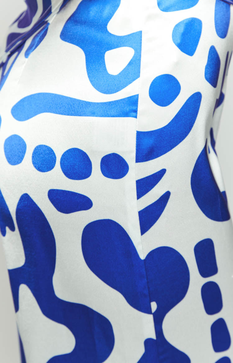 Mykonos Blue Print Pants Image