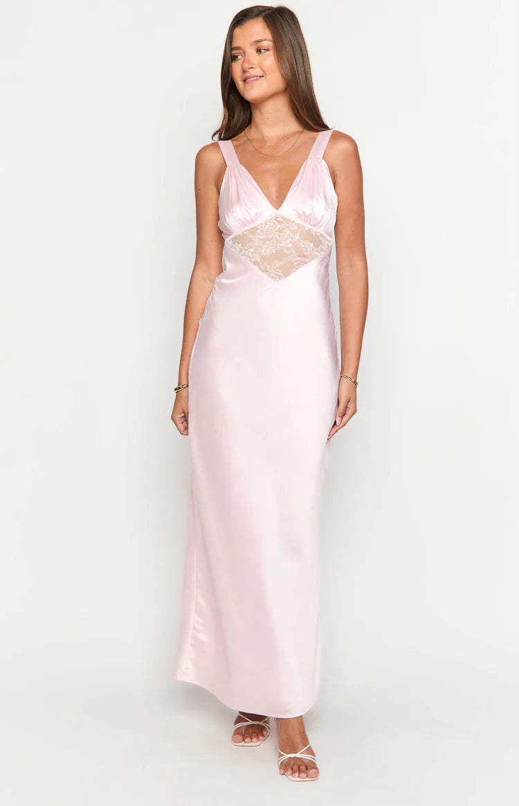 Nolan Light Pink Maxi Dress