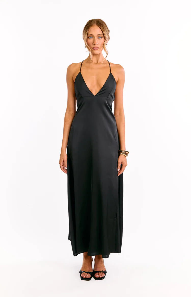 Nakita Black Maxi Dress - US 0