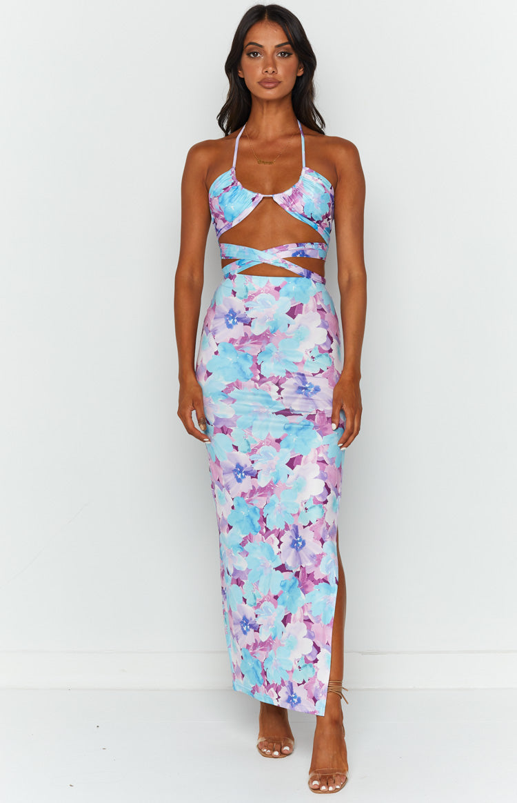Niomi Floral Midi Skirt Image