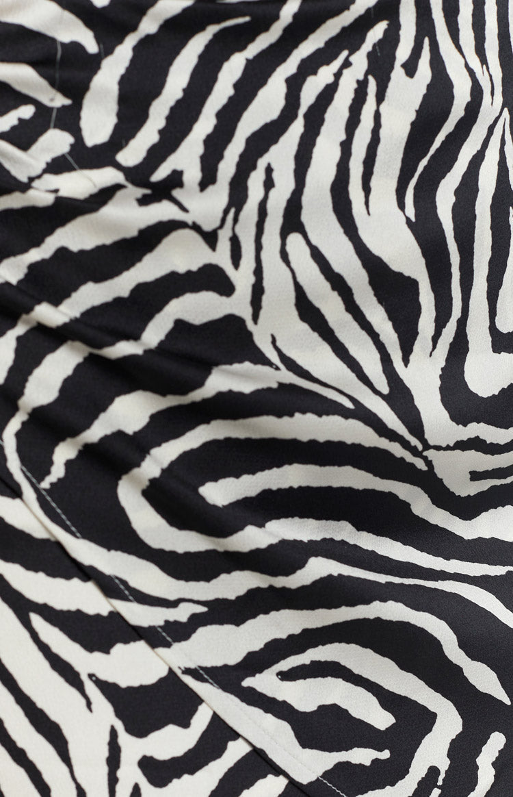 Niomi Wrap Skirt Zebra Image