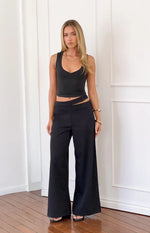 Oakley Black Asymmetric Waist Pants