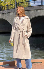 Orla Cream Belted Trench Coat Image