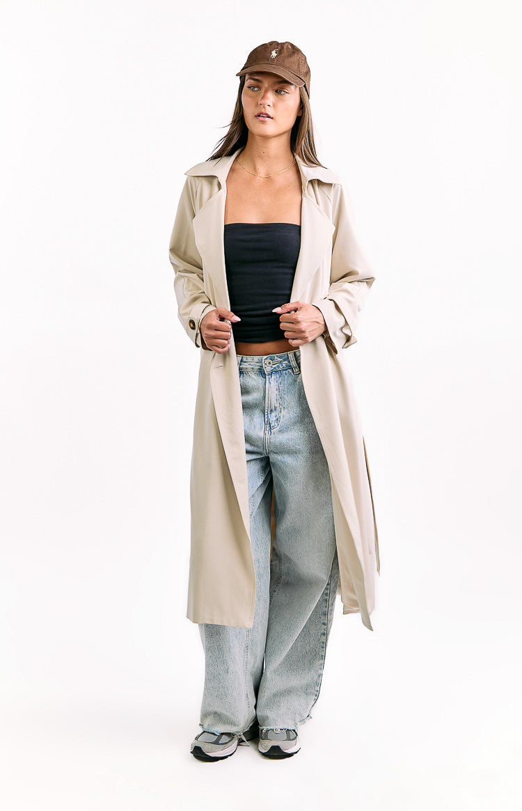 Orla Cream Belted Trench Coat Image