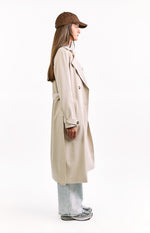 Orla Cream Belted Trench Coat Image
