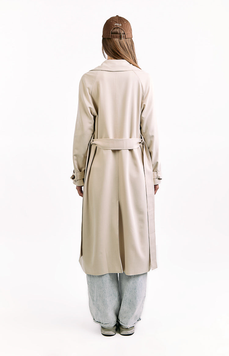 Orla Cream Belted Trench Coat Image
