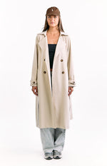 Orla Cream Belted Trench Coat Image
