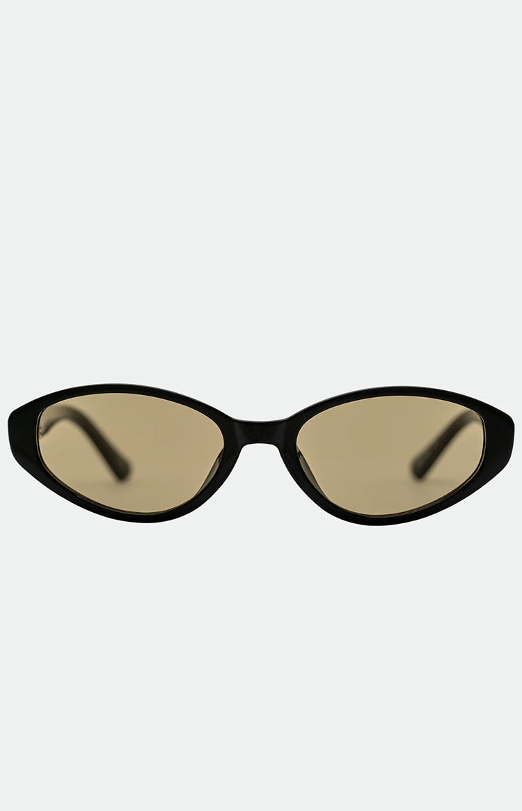 Otra Eyewear Ivy Black Olive Cat Eye Sunglasses Image