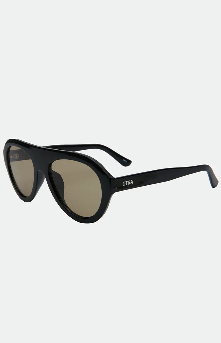 Otra Eyewear Maddy Black Aviator Sunglasses