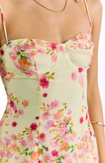 Penny Lane Yellow Bloom Mini Dress Image