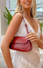 Peta & Jain Nikki Cherry Crinkle Shoulder Bag Image