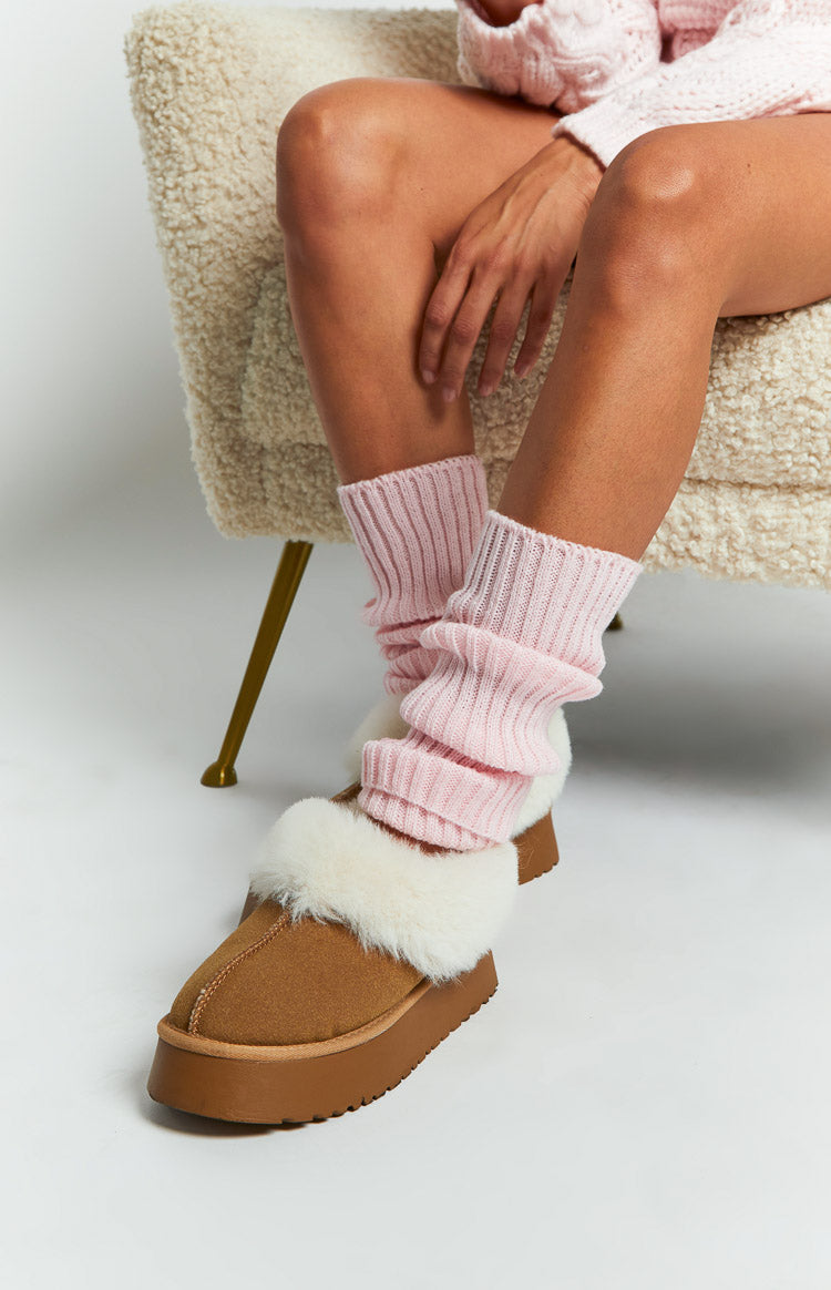 Issy Pink Leg Warmers Image