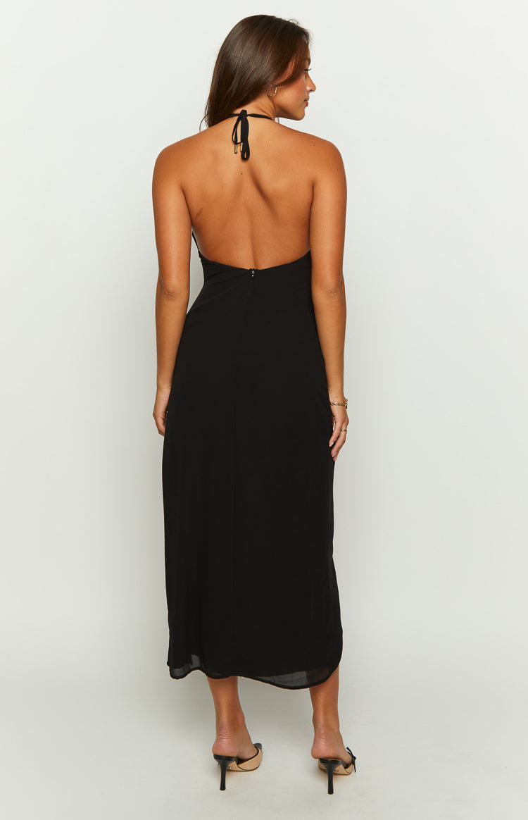 Portia Black Maxi Dress Image