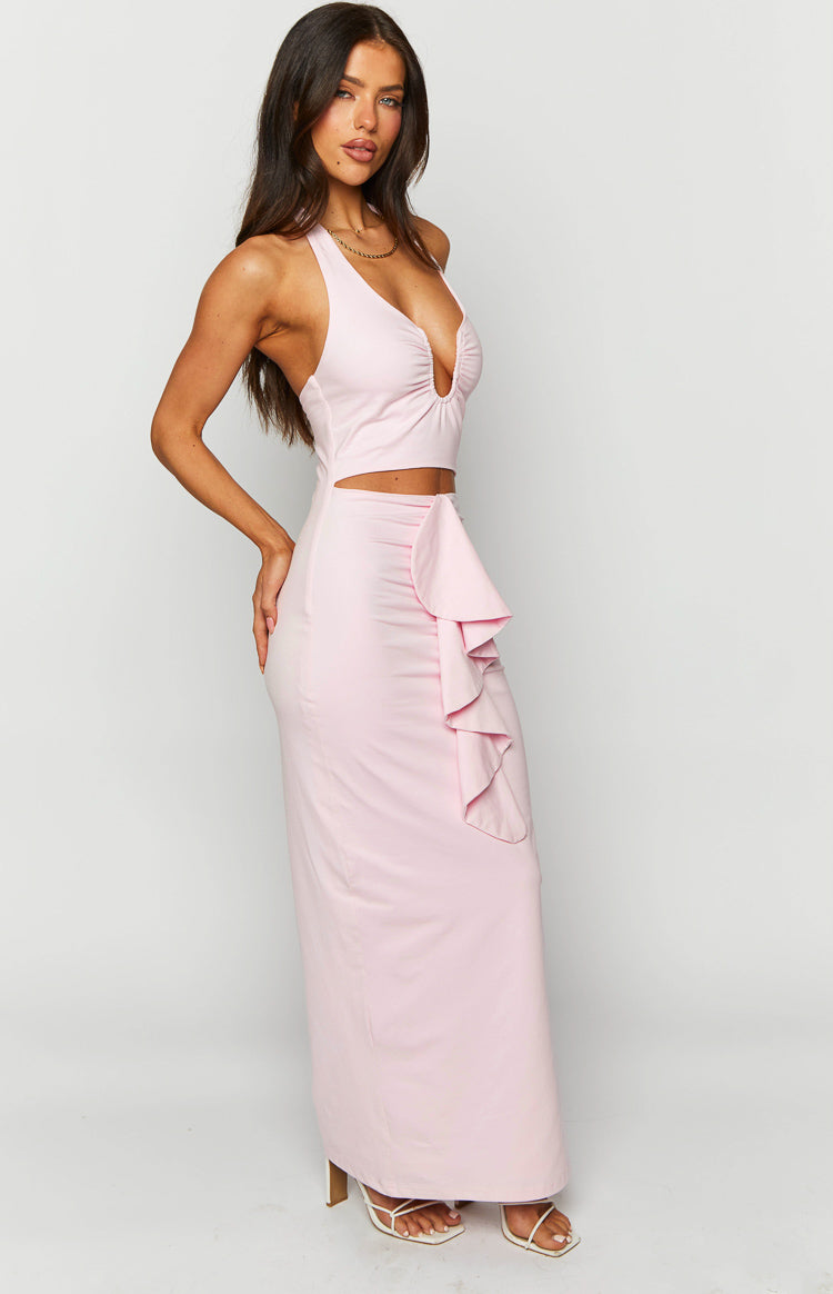 Raelynn Pink Maxi Dress Image