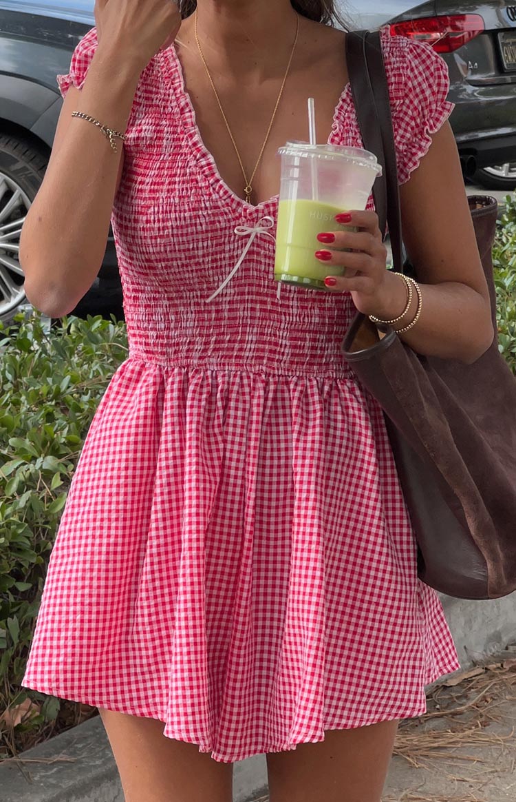 Raldo Red Gingham Playsuit | Beginning Boutique US