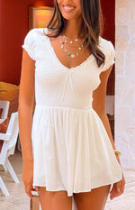 Raldo White Playsuit