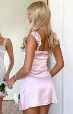 Raph Light Pink Party Mini Dress Image
